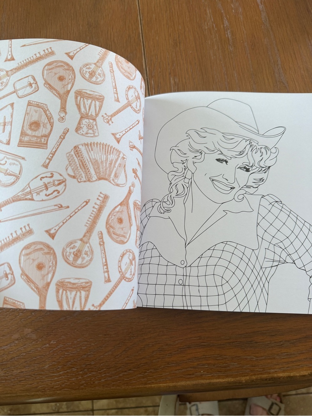 Dolly Parton Adult Coloring Book - Picture 3 of 5